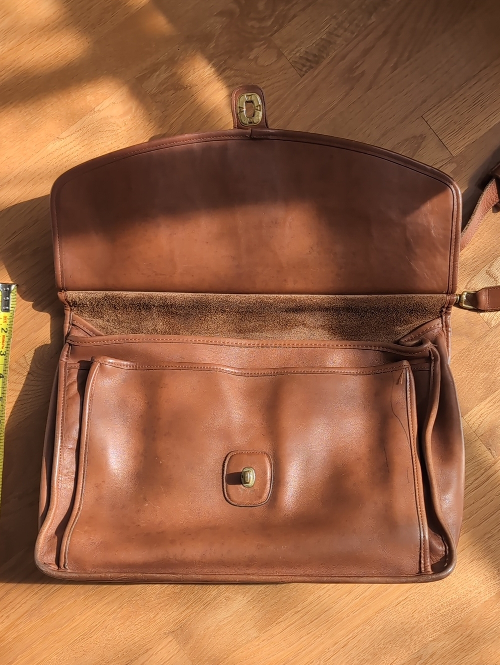 Vintage Coach Beekman Briefcase, British Tan - Picture 8 of 15